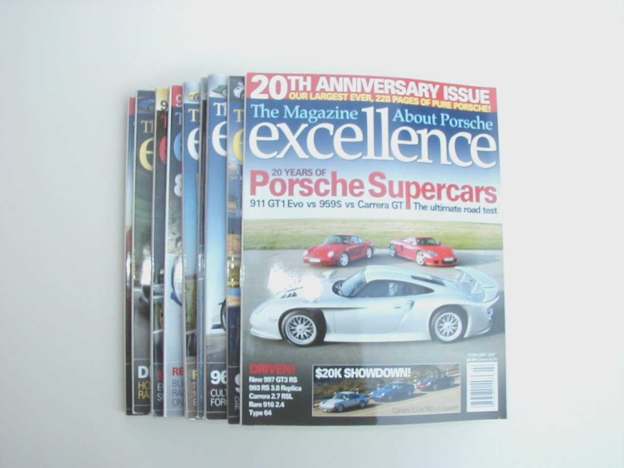 Excellence Porsche Magazine Full Year 9 Issues, 2007